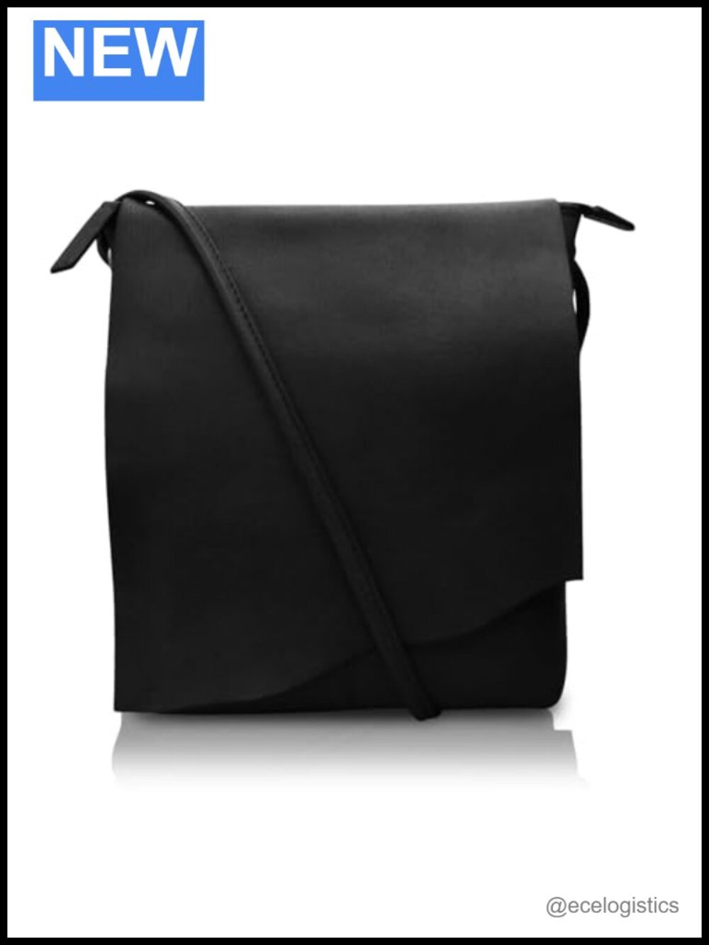 Genuine Leather Crossbody Bag for Women with RFID Blocking, Adjustable Strap